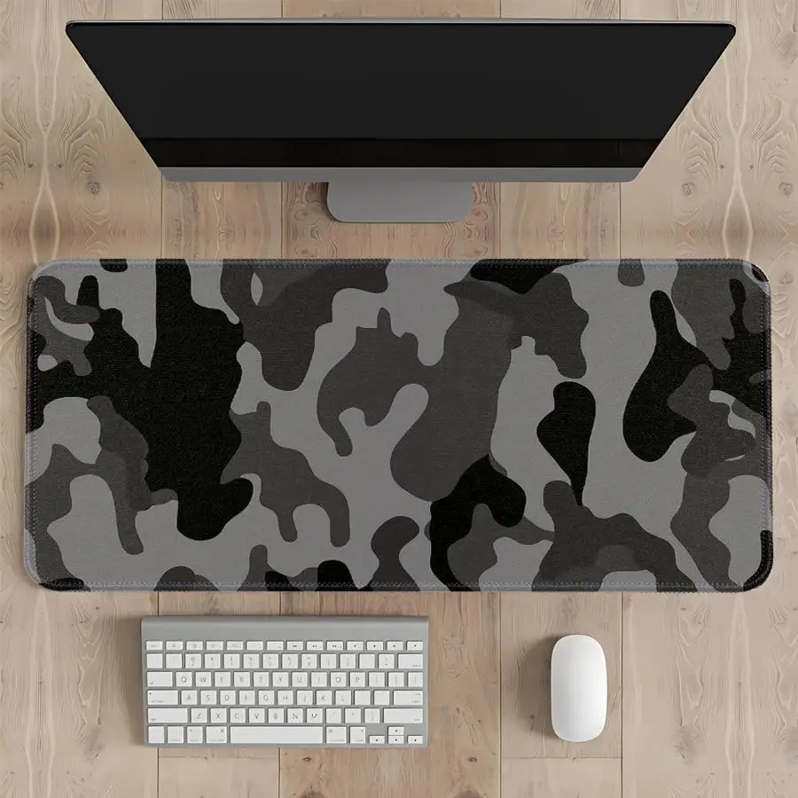 

Mouse Pad Game Console Pad Keyboard Mouse Pad Computer Laptop Pad Desk accessories office Pad Waterproof Retro Camouflage