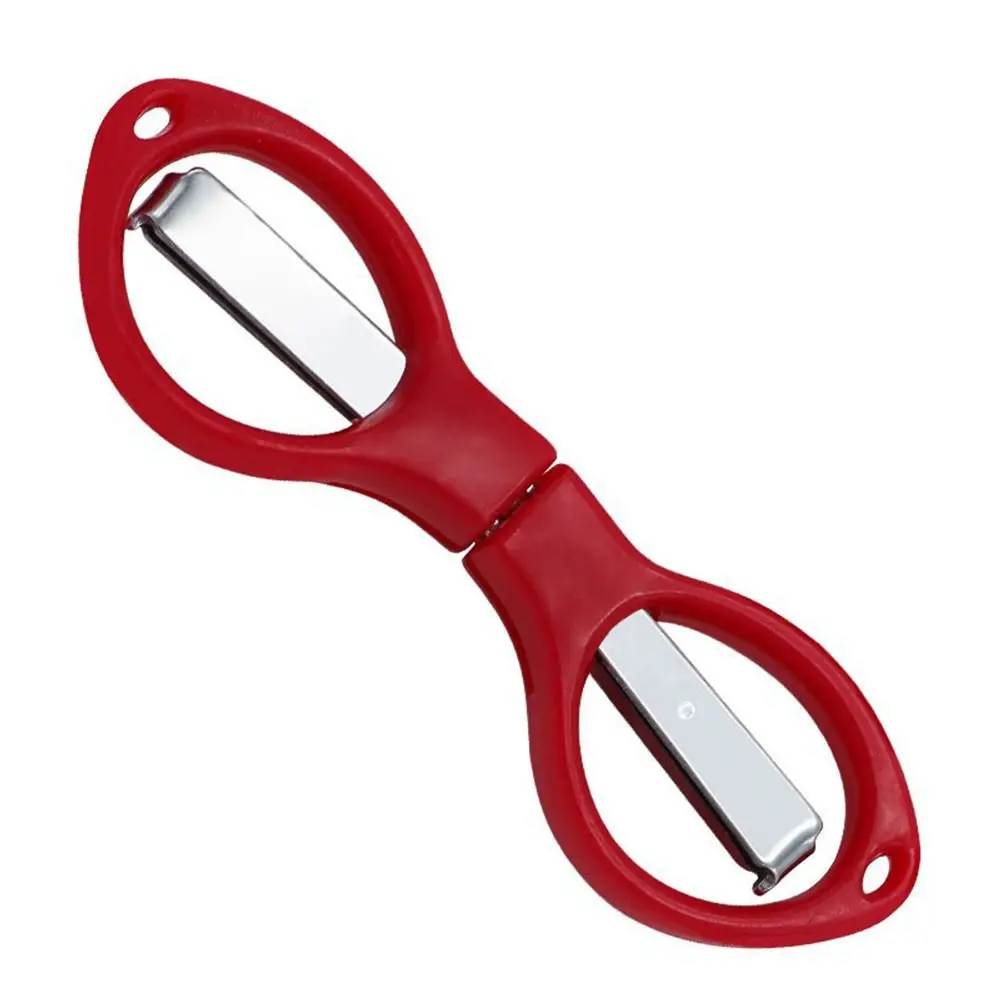 

Portable Folding Scissors Folding Stainless Steel Sewing Scissors Multifunctional Hand Tool Fishing Line Cutter Gift