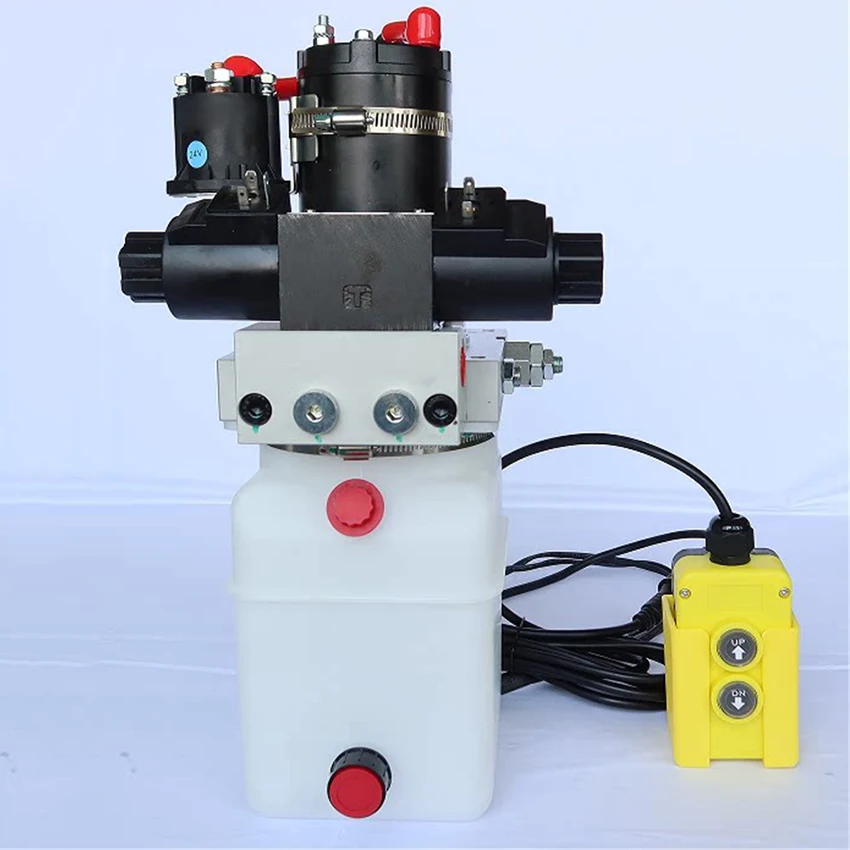 24V Tray Truck Hydraulic Pump Station Hydraulic Power Pack Small Forklift Stacker Hydraulic Power Unit Assembly 0.5KW 2L 10Mpa
