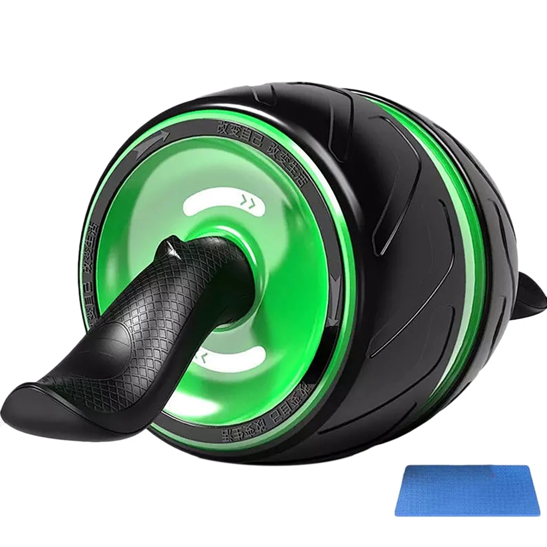 Perfect Fitness Ab Roller Wheel with Built in Spring Resistance At Home Core Workout Equipment Auto Mute Rebound