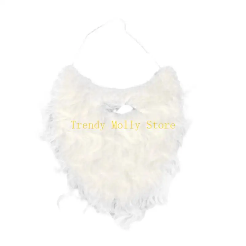 N5KB هالوين اللحية وهمية مضحك الشوارب وهمية شعر الوجه تمويه التبعي