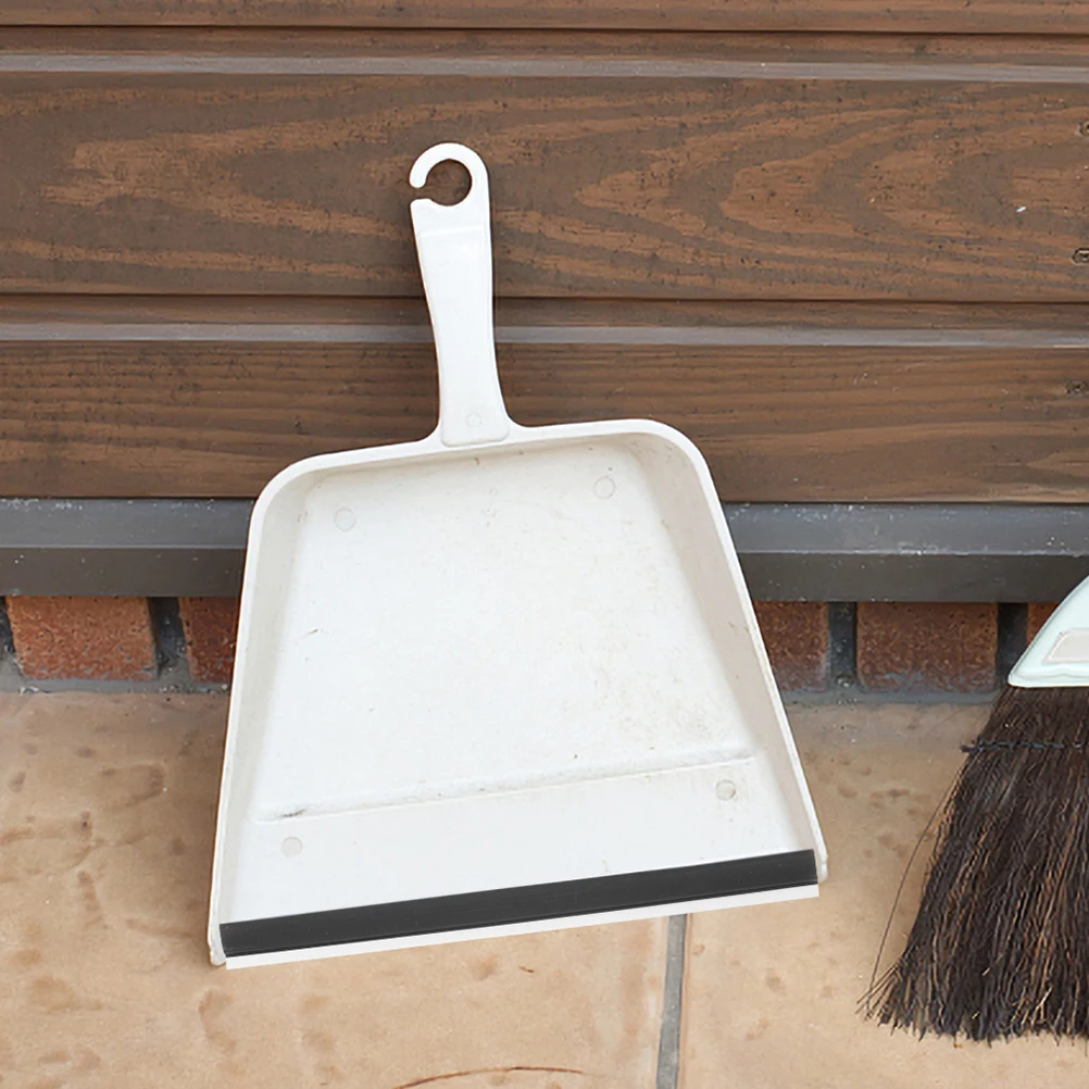 

2 Pcs Dustpan Accessories 26cm Plastic Edge Strip Replacement Black Garbage Shovel Parts Storage Daily Use
