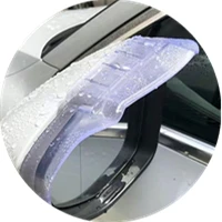 

【M】2 шт. универсальное автомобильное зеркало заднего вида, защита от дождя и бровей, авто, вид сзади, боковая защита от дождя и снега, солнцезащитный козырек, ПВХ