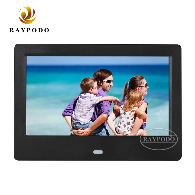 

RAYPODO RPD-HD0701 large led picture frame digital moving photo frame glass digital photo frame DC 5 V power input