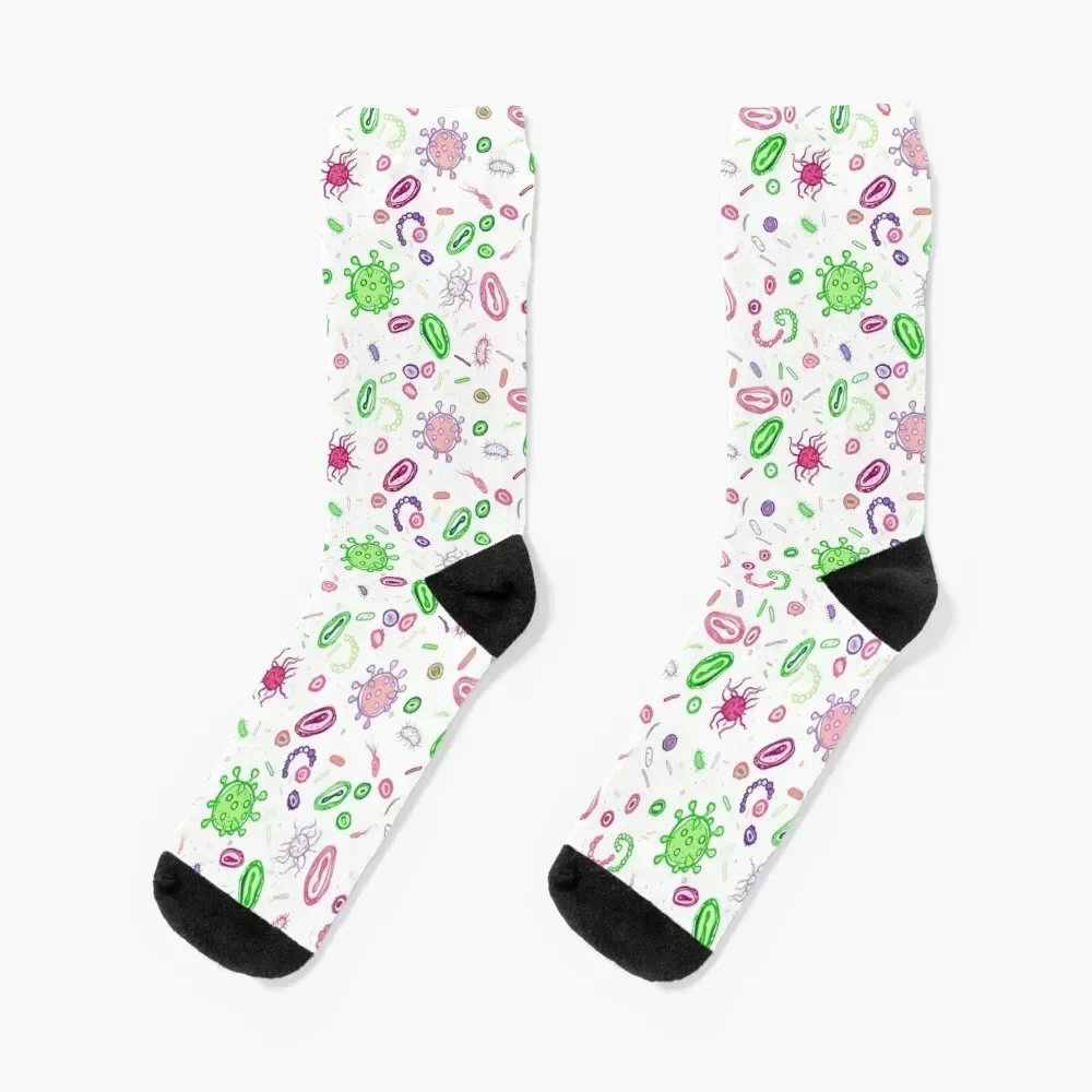 

Microbiology Socks funny sock moving stockings new in's Run Men's Socks Women's