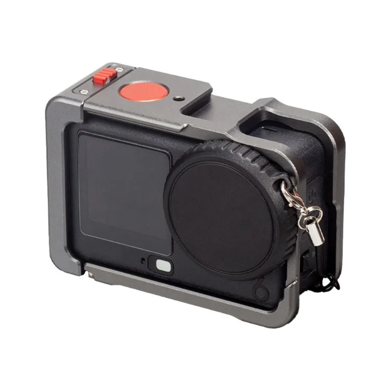 CJSD-Magnetic Expansion Cage Frame In Aluminum Alloy For DJI Action 6-For Vertical& Horizontal Shooting Support