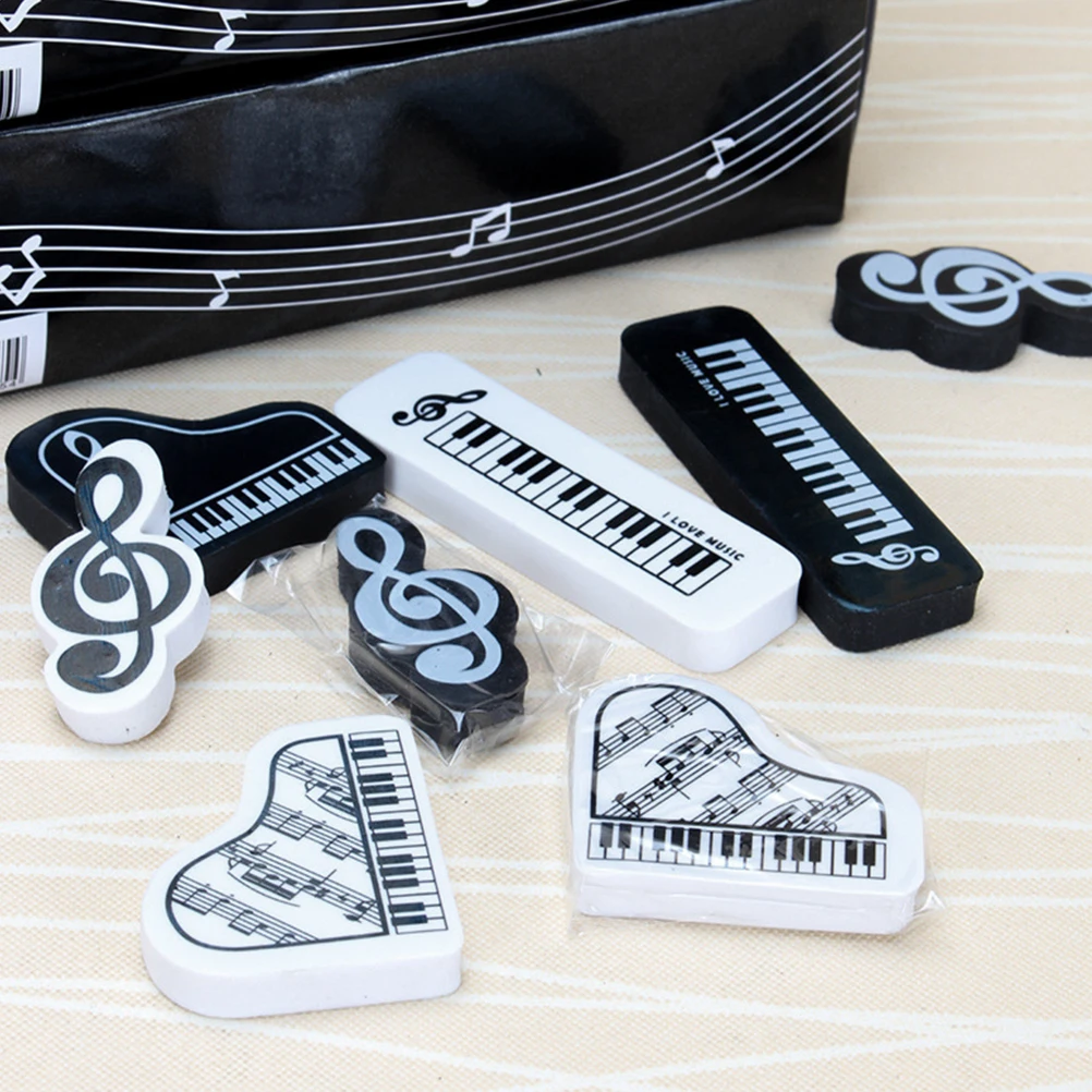 

20 Pcs Musical Classroom Small Erasers Instrument Cute Small Students Classroom Reward School Cute Erasers Supplies Gifts
