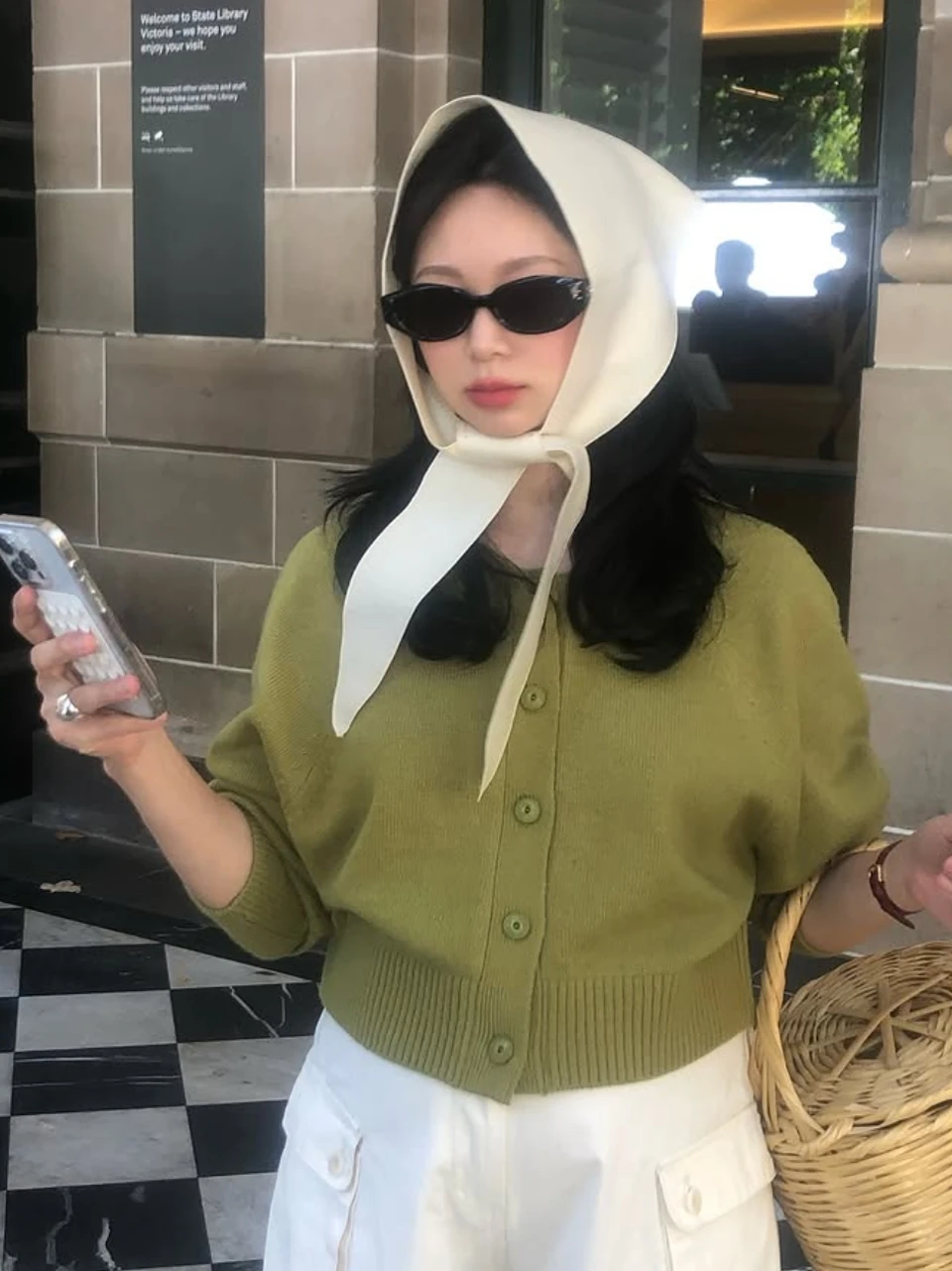 

Женский круглый вязаный шерстяной кардиган на одной пуговице, свитер для похудения, верхняя одежда, зимнее пальто длиной Thi Long Sve