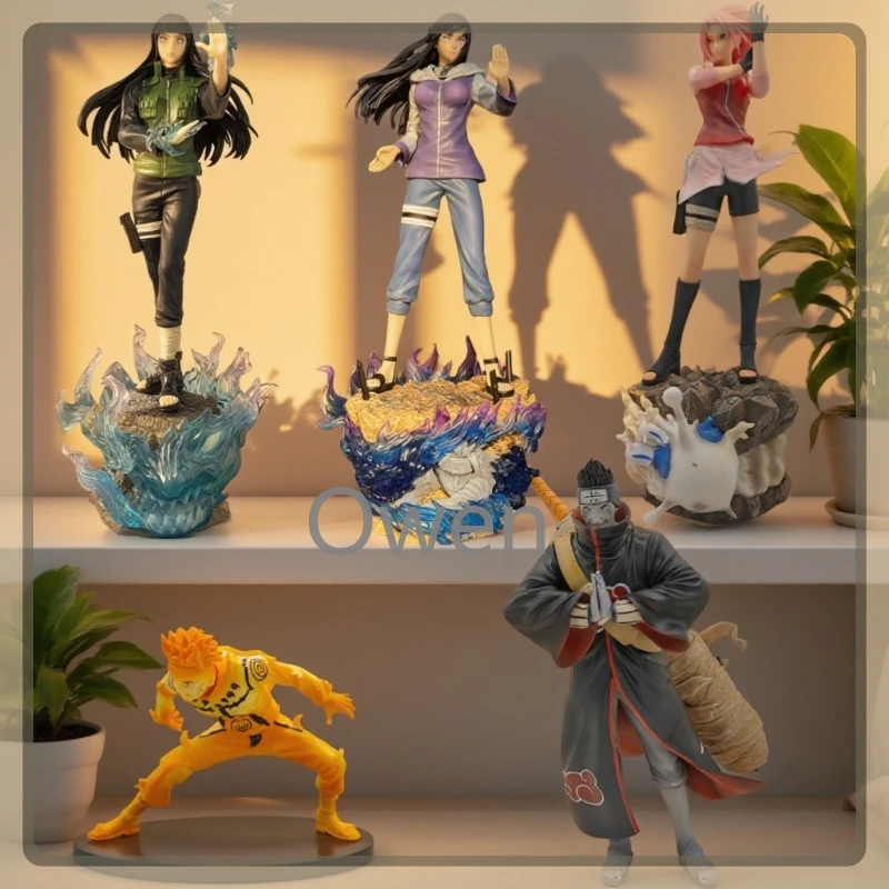 

Наруто Шиппуден Аниме Хьюга Хината Фигурка Хосигаки Кисаме Фигурки ПВХ Большая Статуя Коллекция Модель Украшения Игрушки Подарки