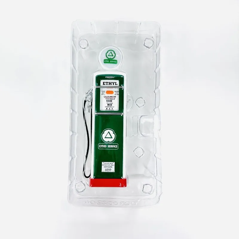 Diecast Model Car 1/12 Fuel Dispenser Scene Ornament Car ModeI Gas Station Toys for Boys