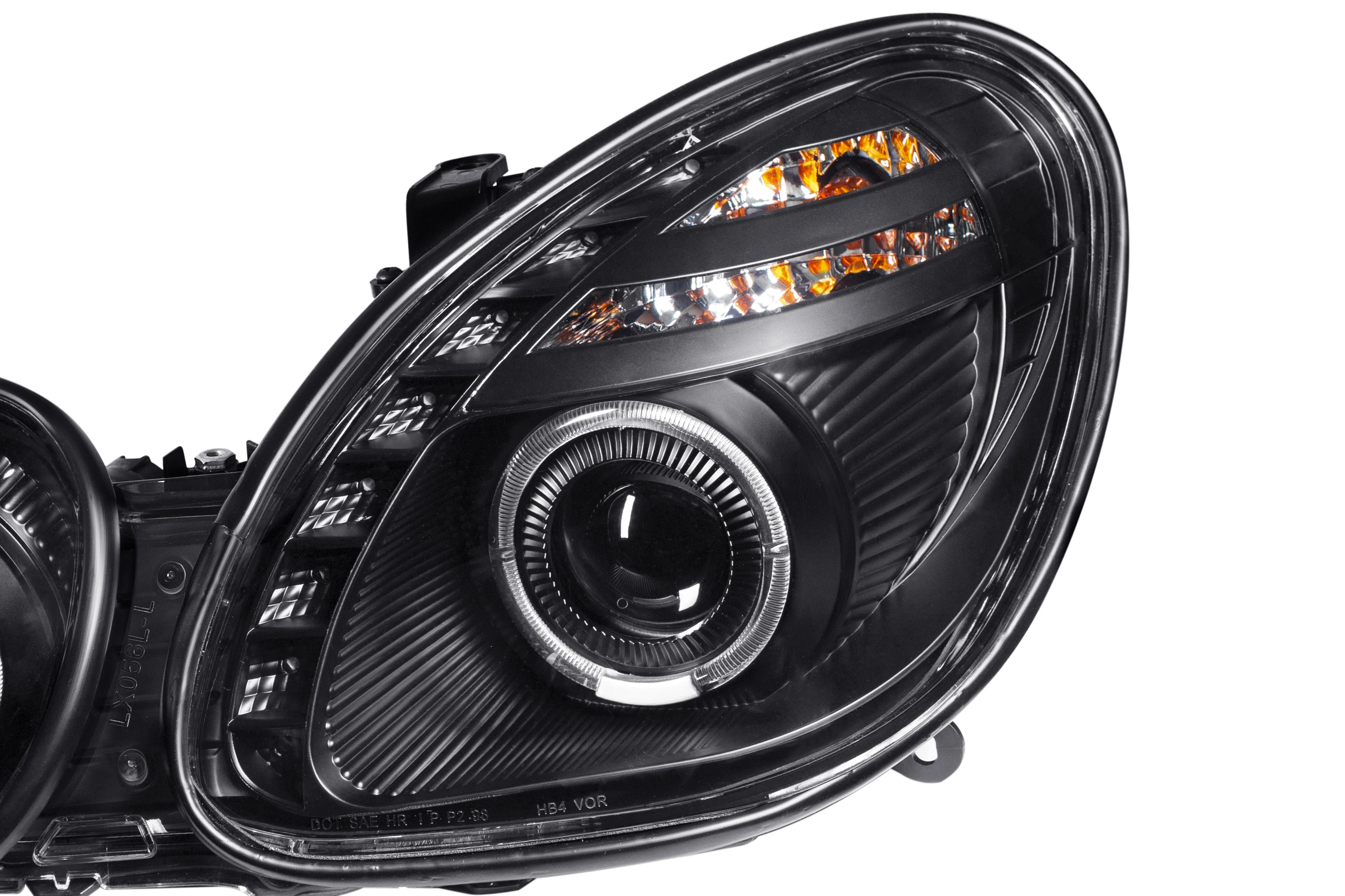 Hot-selling Halo Projector Headlights w/ SMD LED Light Strip  FOR 1998-2005 Lexus GS300/GS400/GS430 (Black /Clear)