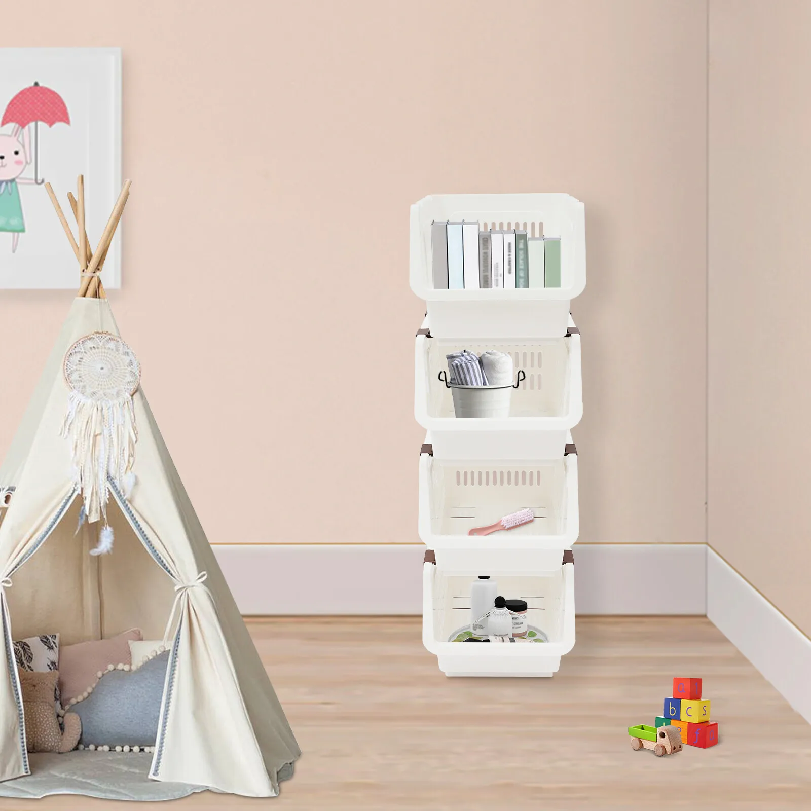 White Stacking Stor…