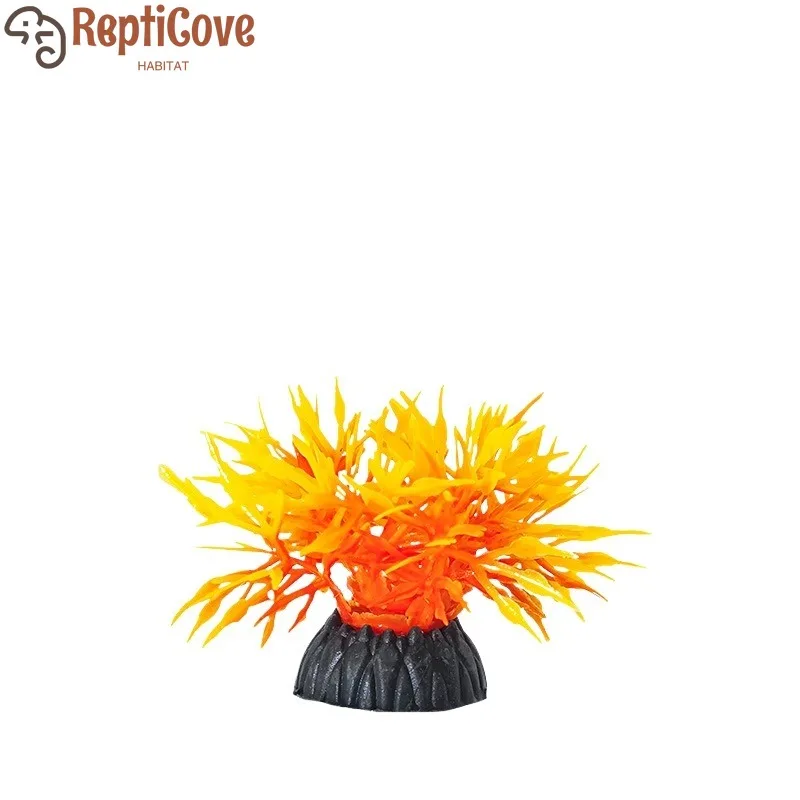 Reptile Breeding Box for Lizards, Tortoises, Chameleons, Tropical Rainforest Simulation Plants, Ecological Tank Desert Landscape