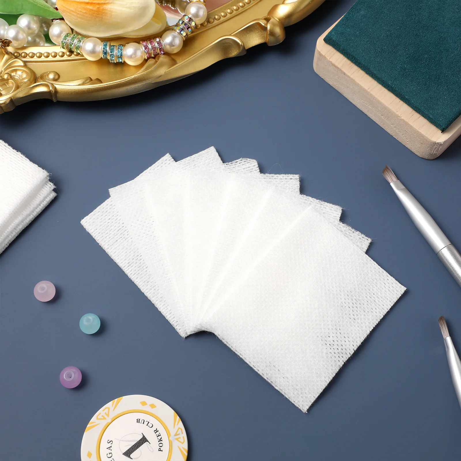 وسادات قطنية للوجه المبللة للوجه من أجل ضغط الوجه، أداة مزيل مكياج ناعمة قابلة لإعادة الاستخدام للعناية ببشرة الوجه #4