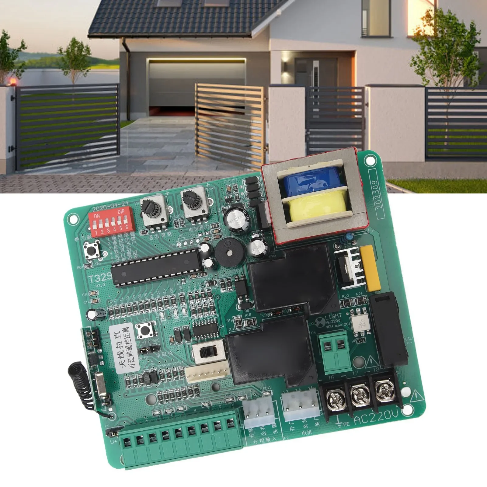 Universal Circuit Control Board for Sliding Gate Opener Main Electronic Control Board for Sliding Gate Motor