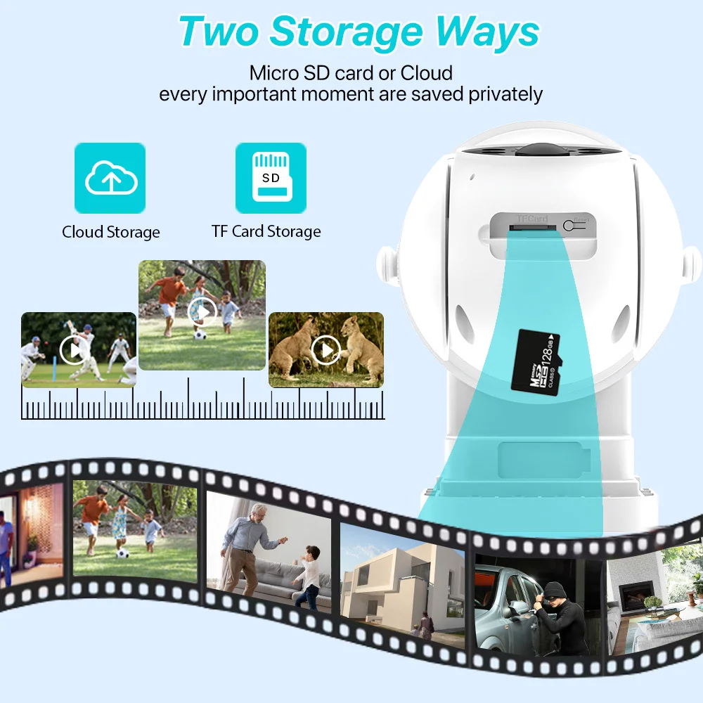 8mp Wireless Solar Camera Outdoor Wifi Pir Human Detection 7800mah Rechargeable Battery 4mp Wifi Security Camera Icsee App