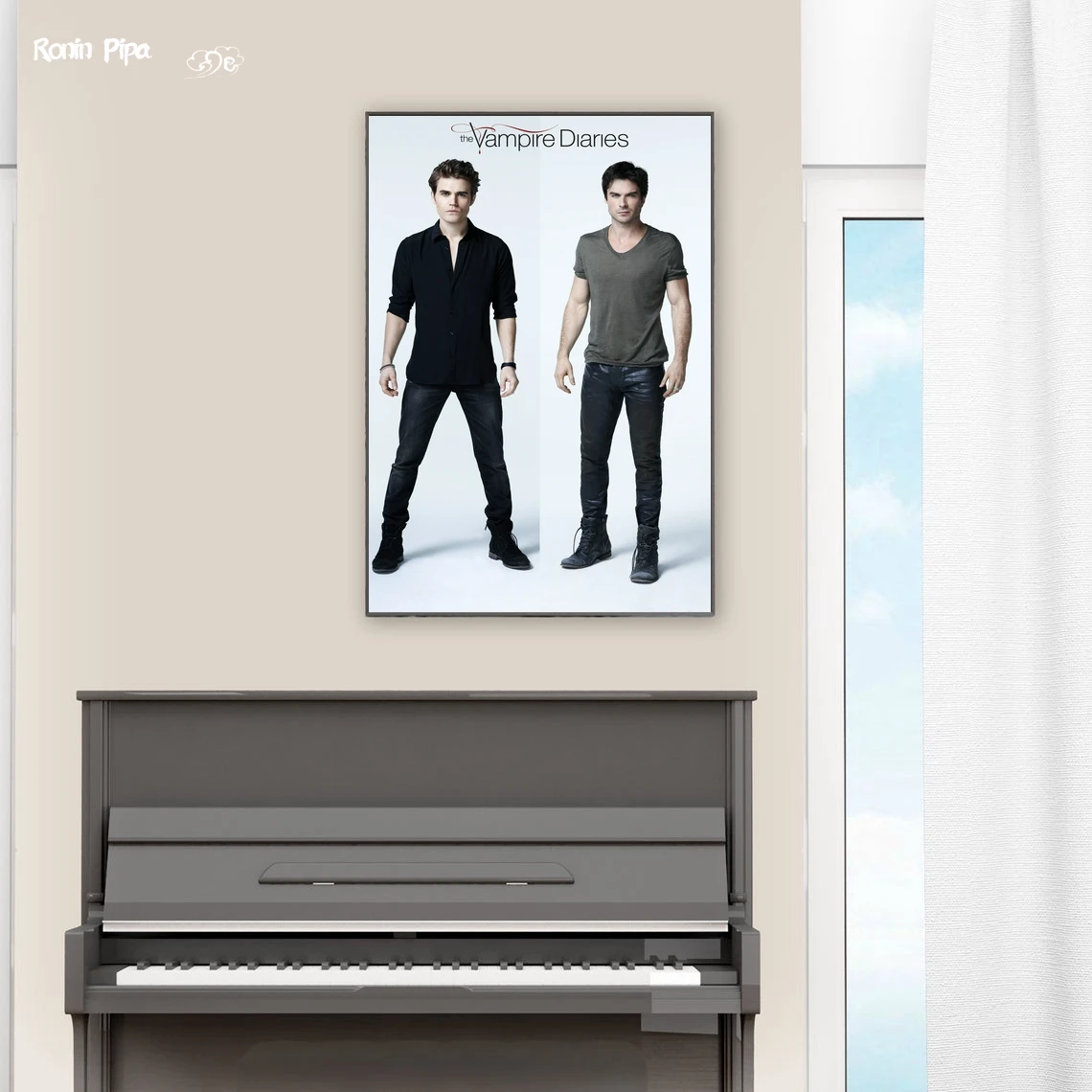 The Vampire Diaries Movie Poster Art Print Canvas Painting Wall Pictures Living Room Home Decor (No Frame)
