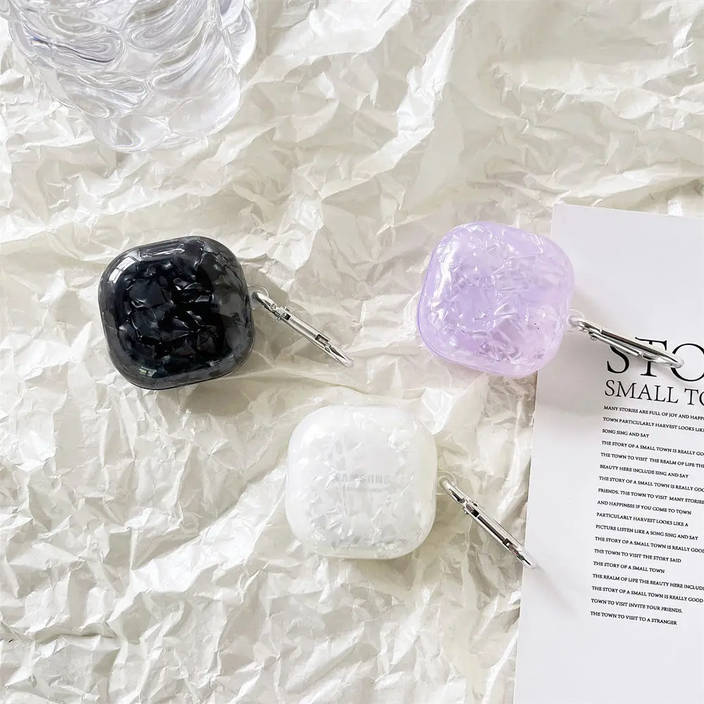 

Shell Pattern Headphone Case for GalaxyBudsPro Stylish Case GalaxyBuds Live Bluetooth Headphone Case GalaxyBuds 2 Headphone Case