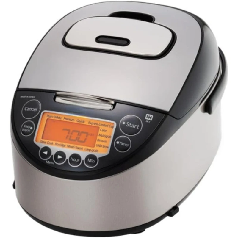 

Multi-Functional Induction Heating (IH) Electric Rice Cooker with 12 Cooking Settings (Silver Black)