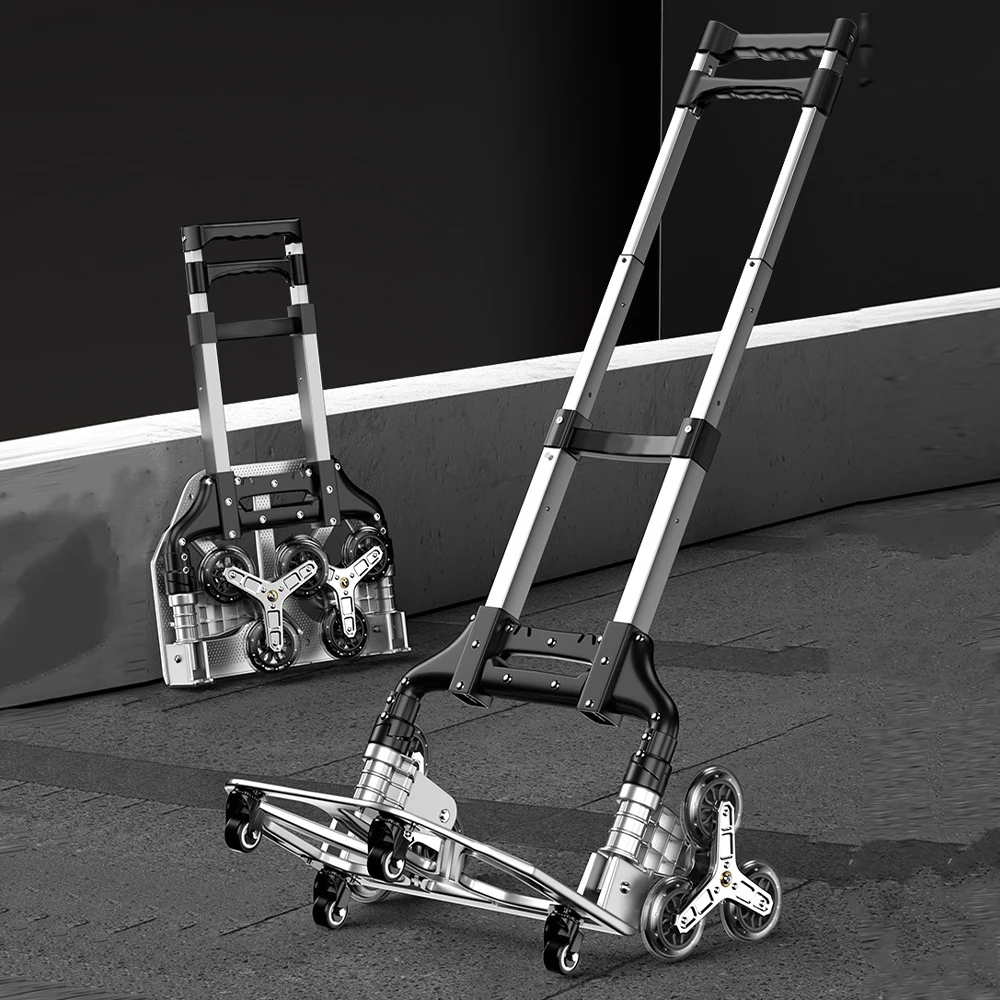 

Folding Hand Truck Lightweight Dolly With Wheels ,Handle Foldable Luggage Utility Cart For Shopping Warehouse Transport Moving