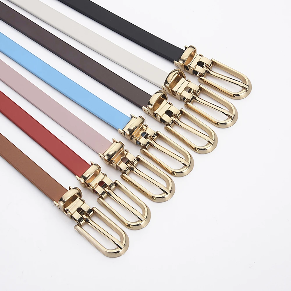 Exquisite Women's Durable Soft Belt Four Season Universal Jeans Wide-leg Trousers Belt Accessories Fashion Ladies Banquet Gifts