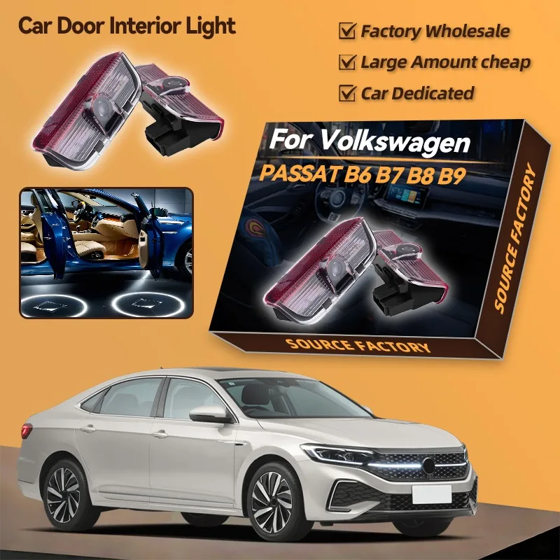 

2026 Горячие для VOLKSWAGEN VW Стайлинг молдинги светодиодные двери автомобиля Добро пожаловать логотип проектор призрак тень свет аксессуары для VW Tiguan MK