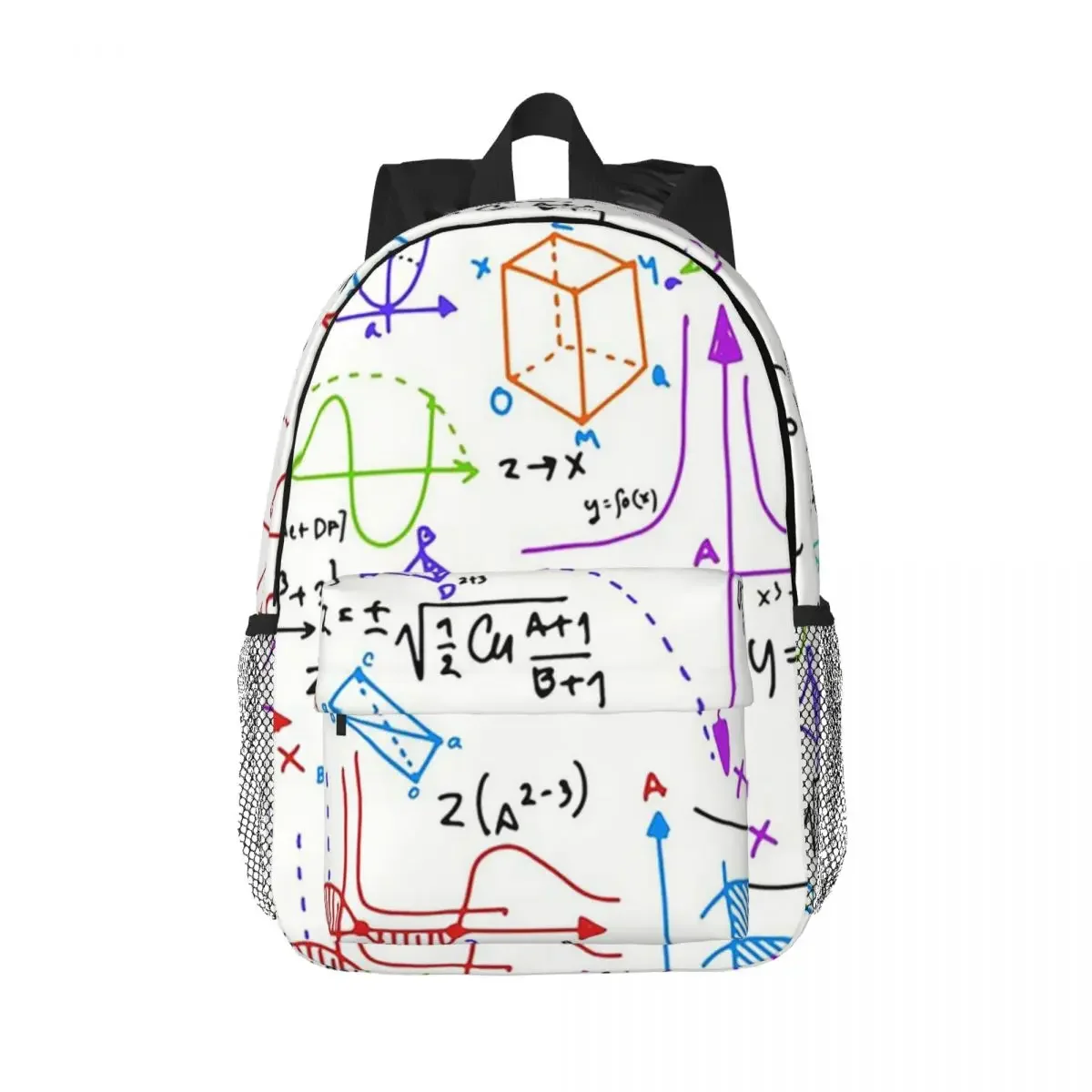 Amazing Mathematics Backpacks Boys Girls Bookbag Cartoon Children School Bags Laptop Rucksack Shoulder Bag Large Capacity