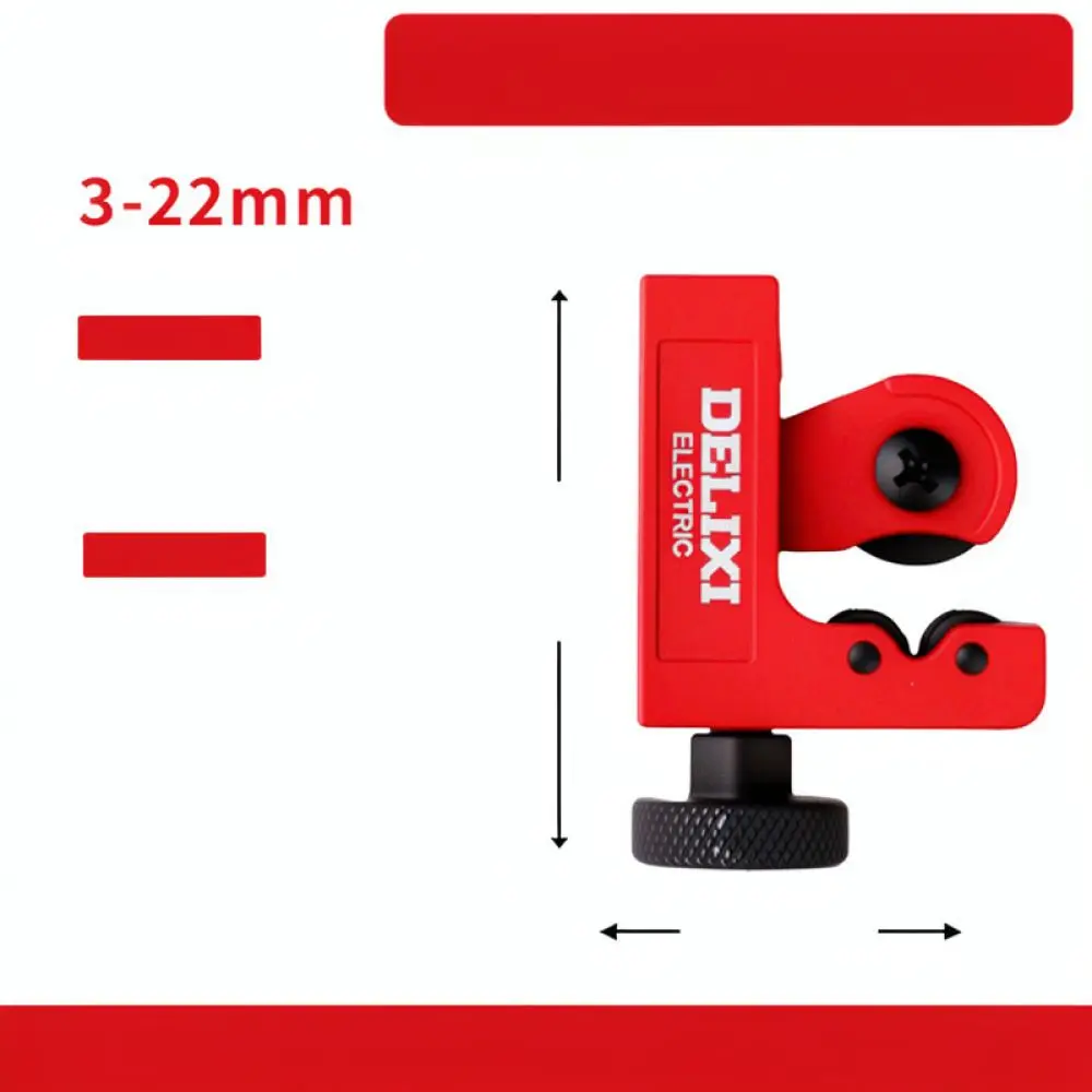 Reliable Pipe Cutter For Delixi Electric Metal Tube Cutting Hand Tool Bearing Roller Plumbing Repair Essential