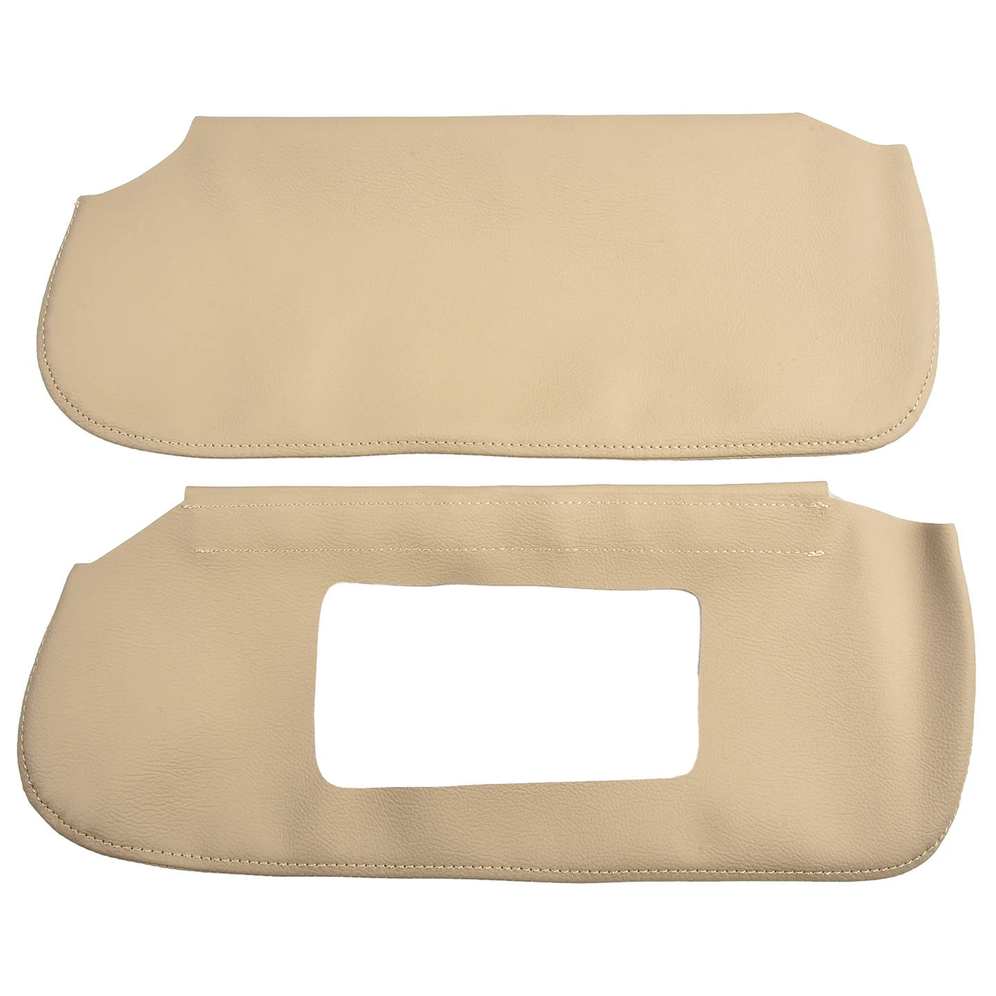 Cover Skin Sun Visor 2pcs Beige Interior Accessories Microfiber Leather Practical For Chevy For Camaro Cover Skin
