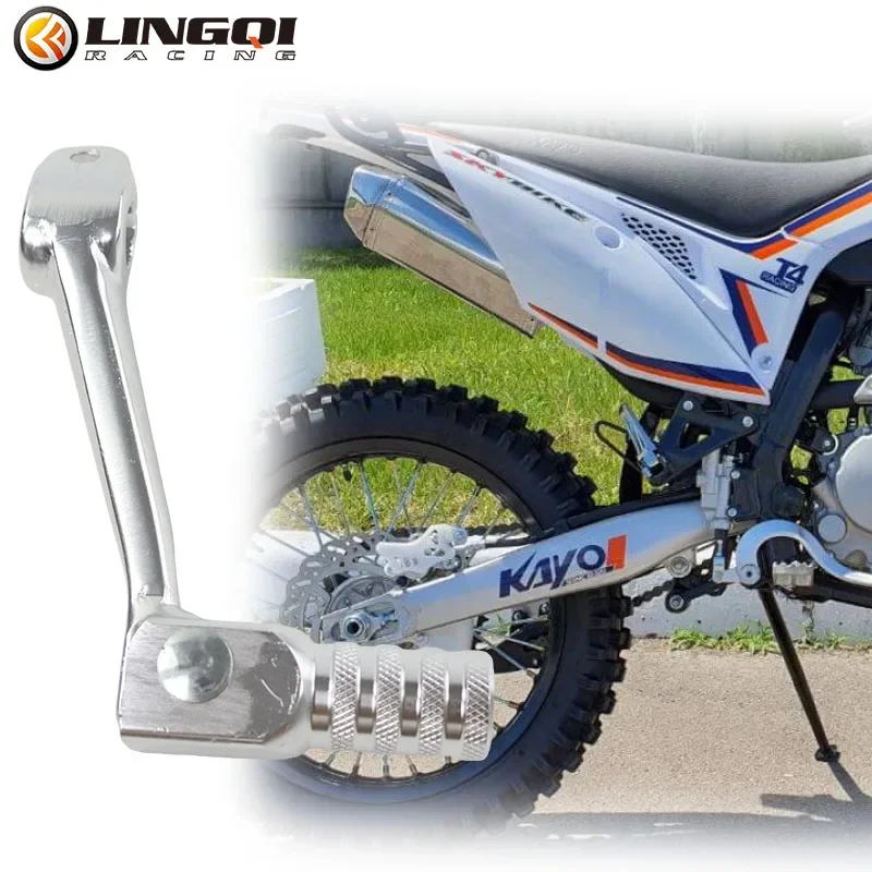 

LYNNCHI Motorcycle CNC Gear Shift Lever Starter Levers For Kayo T2 T4 T4L Dirt Pit Bike ATV Moped Scooter Universal Accessories