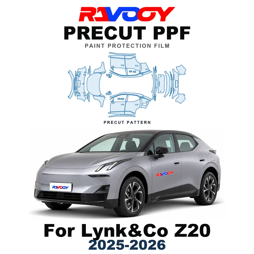 Precut PPF For Lynk&Co Z20 Base 2025-2026 8.5mil TPU Paint Protection Film Hood Bonnet Bumper Headlight Self-Healing Clear Kit