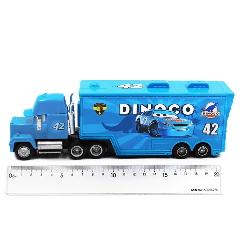 Autos und LKWs mit Anhänger, Modellautos, Anime-Figuren, Mack Semi-Hauler, Rust-eze Rennwagen, Spielzeug-Containertrucks, Kindergeburtstagsgeschenke – Detail 29