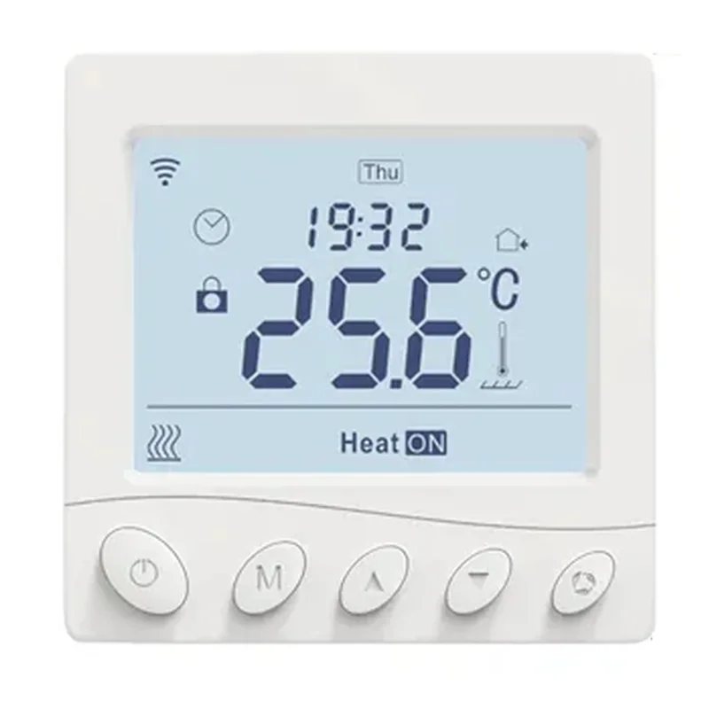 ABYN-Tuya Wifi Thermostat Room Temperature Controller Water/Electric Floor Heating Gas Boiler App Control