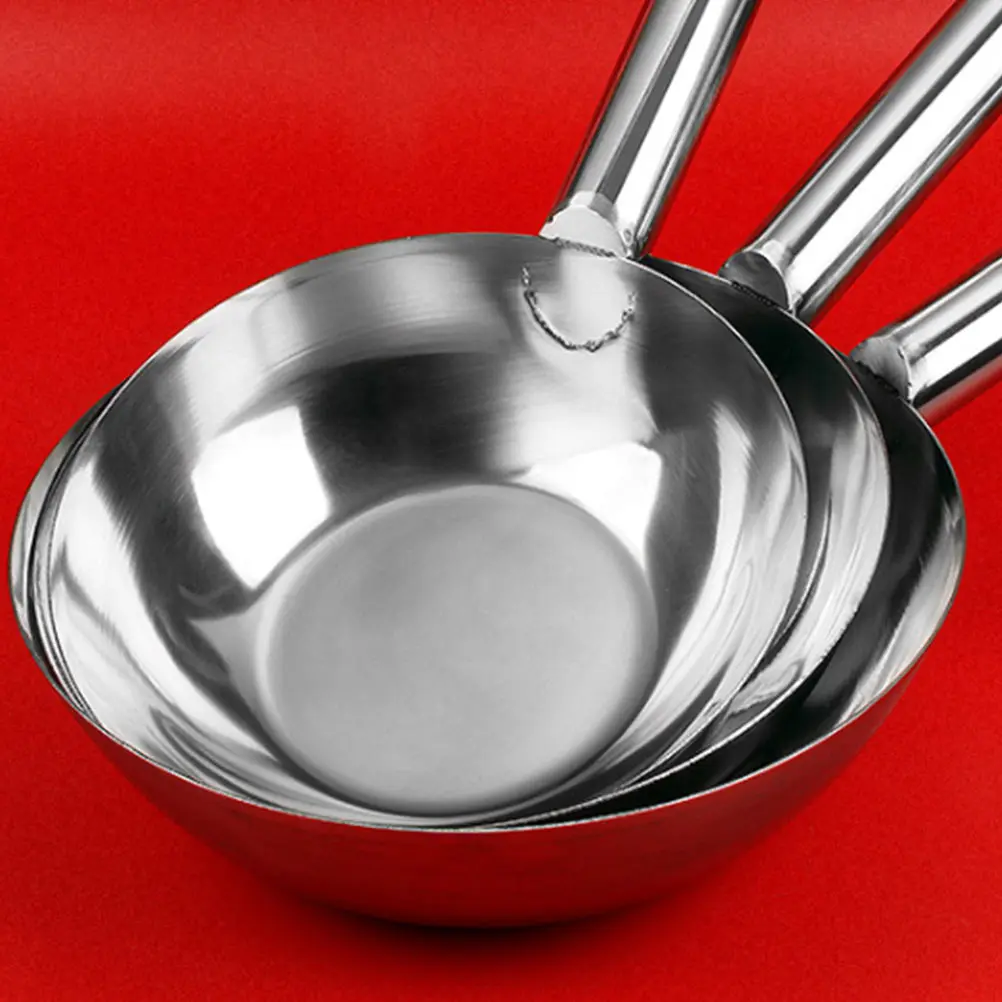 

Stainless Steel Water Ladle Lightweight Easy Clean Long Handle Soup Spoon Kitchen Tool Home Hotel Restaurant Canteen Bailer
