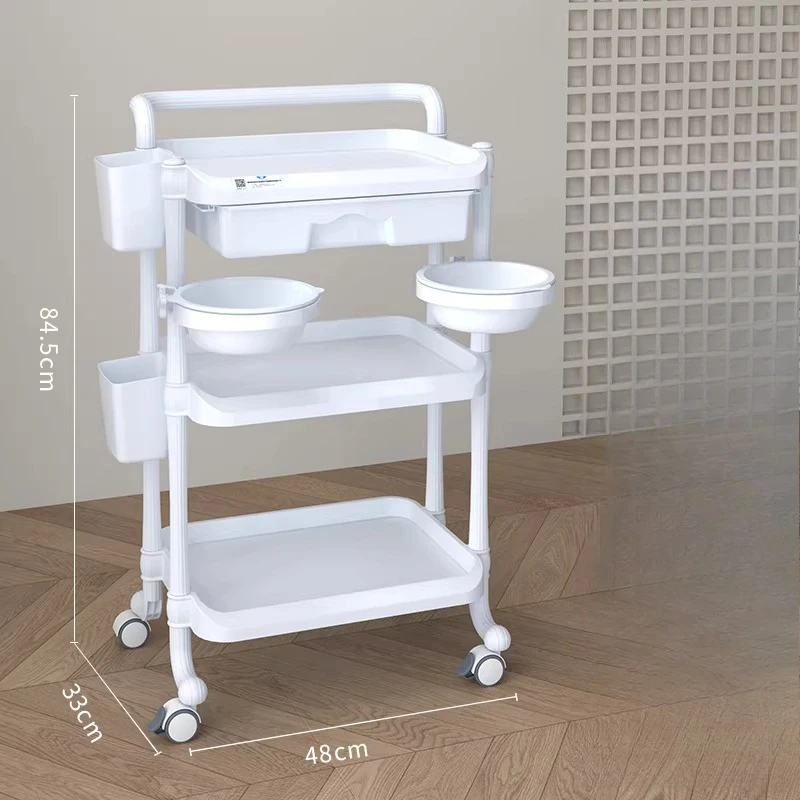 

Mobile Storage Salon Trolley Beauty Dedicated Salon Trolley Barber Shop Nice Commercial Furniture Սրահ Տրոլեյբուս ZY40ZWJ