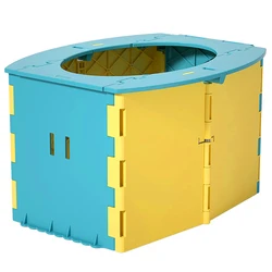 Children's Portable Toilet Baby Training Potty Folding Chest of Drawers Toilet Seat Camping Toilet Washable Robust Compact Toile