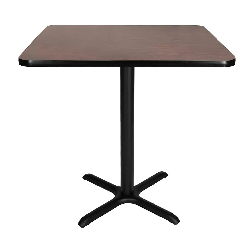 

OEFCT33636XCMY Premium Commercial-Grade Restaurant and Breakroom Cafe Table (Square, 36 in Side, 36 in Counter Height, X-Base, B
