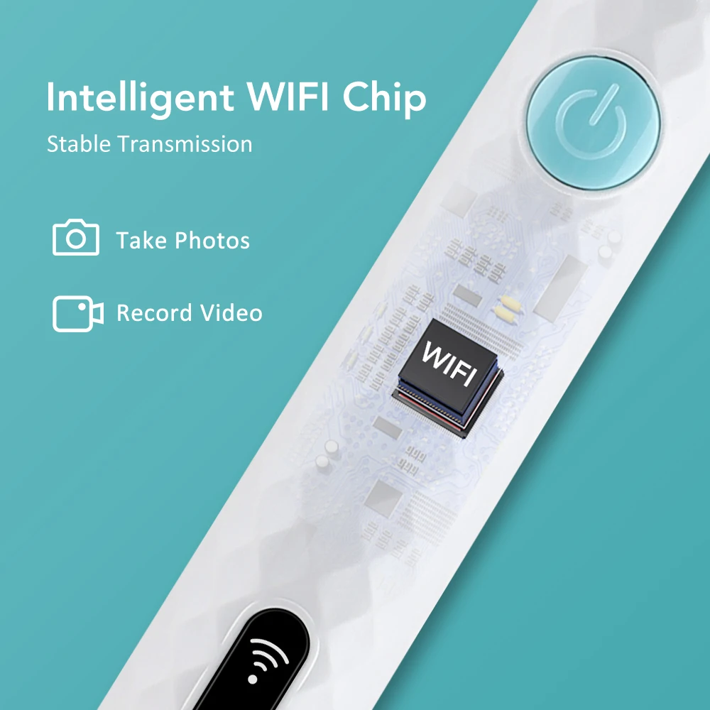 Smart Visual Ohr reiniger Set mit Kamera 1080p Ohr stöpsel Ohrenschmalz entfernungs werkzeug WLAN-Verbindung HD LED-Lichter Ohr stöpsel Endoskop – Detail 5