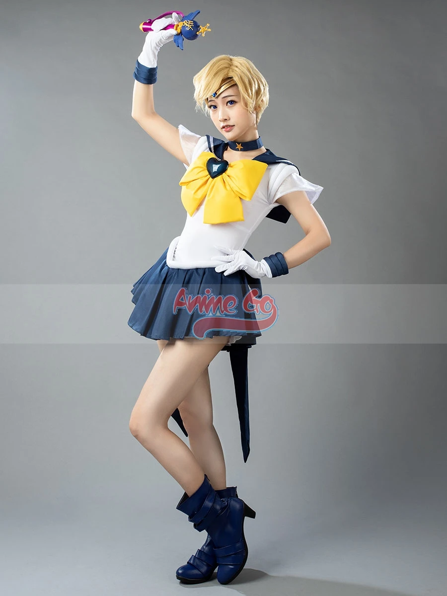 Anime Sailor Super S Sailor Uranus Haruka Tenoh Amara Cosplay Costume Women Dress mp001405