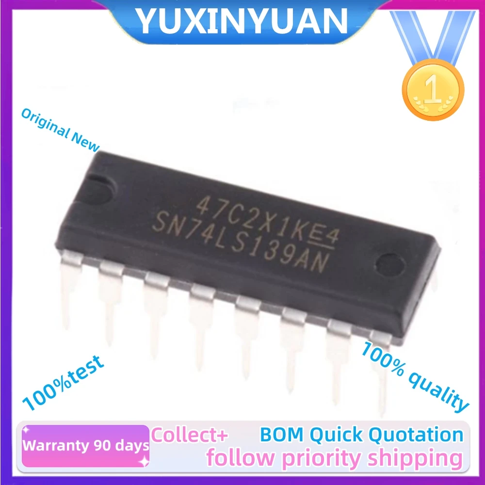 10PCS/LOT /Lot SN74LS139AN SN74LS138N SN74LS123N SN74LS132N SN74LS139N SN74LS145N  DIP-16  IC Chips  in Stock 100%Quality