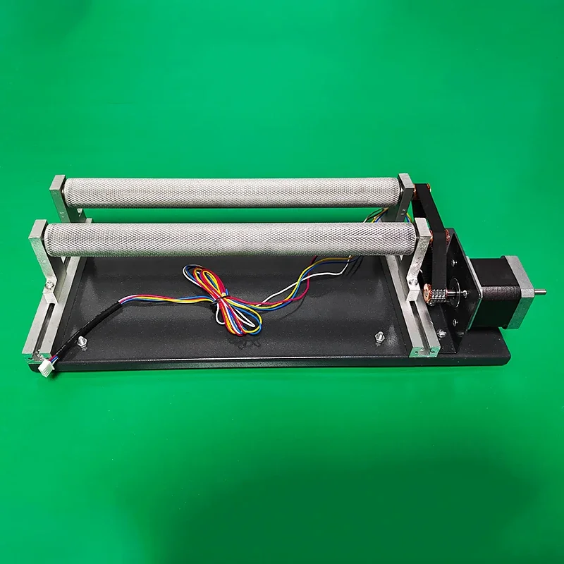 Laser Engraving Machine Rolling 4th Axis Rotary Axis Rotary Jig Cylinder for CO2 Fiber Laser Engraver Marking Machine