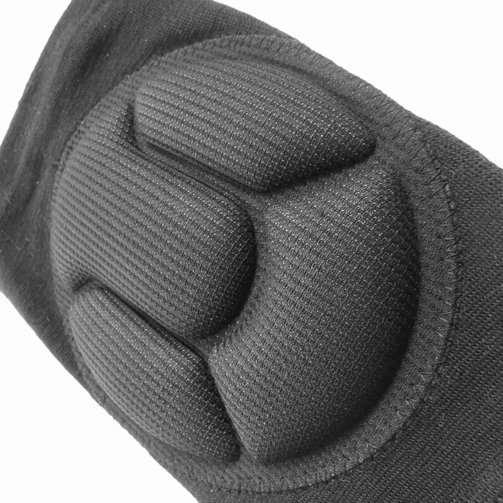 Cycling Knee Pads Sports Protective Black Unisex Adjustable Elastic Compression Mountaineering Hiking Pain Relief Durability