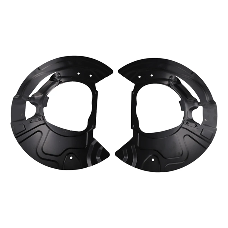 1Pair Front Brake Disc Splash Panels 34116857977 34116857978 For BMW X5 X6 E70 E71 2007-2019 Brake Dust Shield Guard Kit