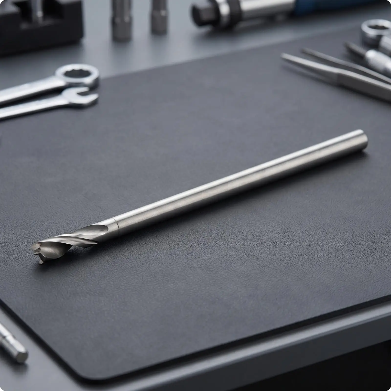 Long Reach Drill Bit for Music Instrument 280mm Metal Boring Tool for Guitar Repair Spiral End Workshop Access