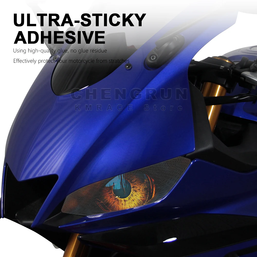 Adesivo per fari decalcomanie per moto impermeabili per accessori Yamaha R3 YZF R3 YZFR-3 2019 2020 adesivi per moto