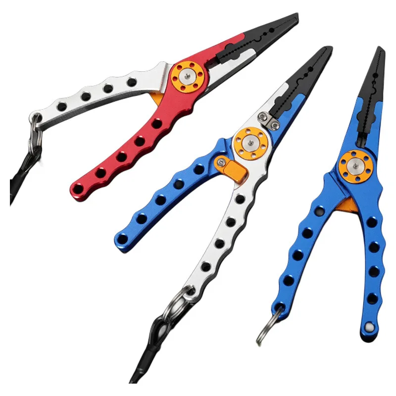 

Многофункциональные рыболовные плоскогубцы, устойчивые к коррозии рыболовные плоскогубцы, алюминиевые плоскогубцы с разъемным кольцом для морской рыбалки с оболочкой Coi