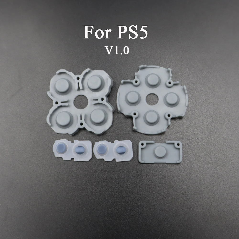 1 مجموعة منصات مطاطية موصلة لأزرار تحكم PS5 V1 V2 V3 الاتصال المطاط موصل سيليكون المطاط