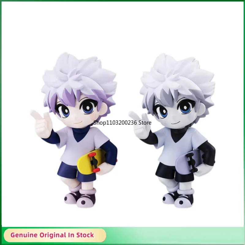 

Original HUNTER×HUNTER MONOTOON Killua Zoldyck GON·FREECSS Duotone Anime Action Figure Model Desktop Ornaments