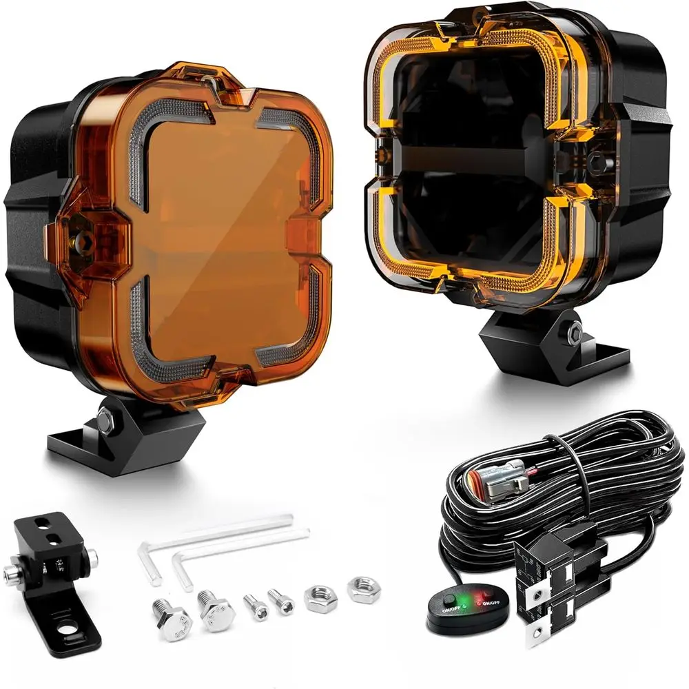 90W Amber Led Off-R…