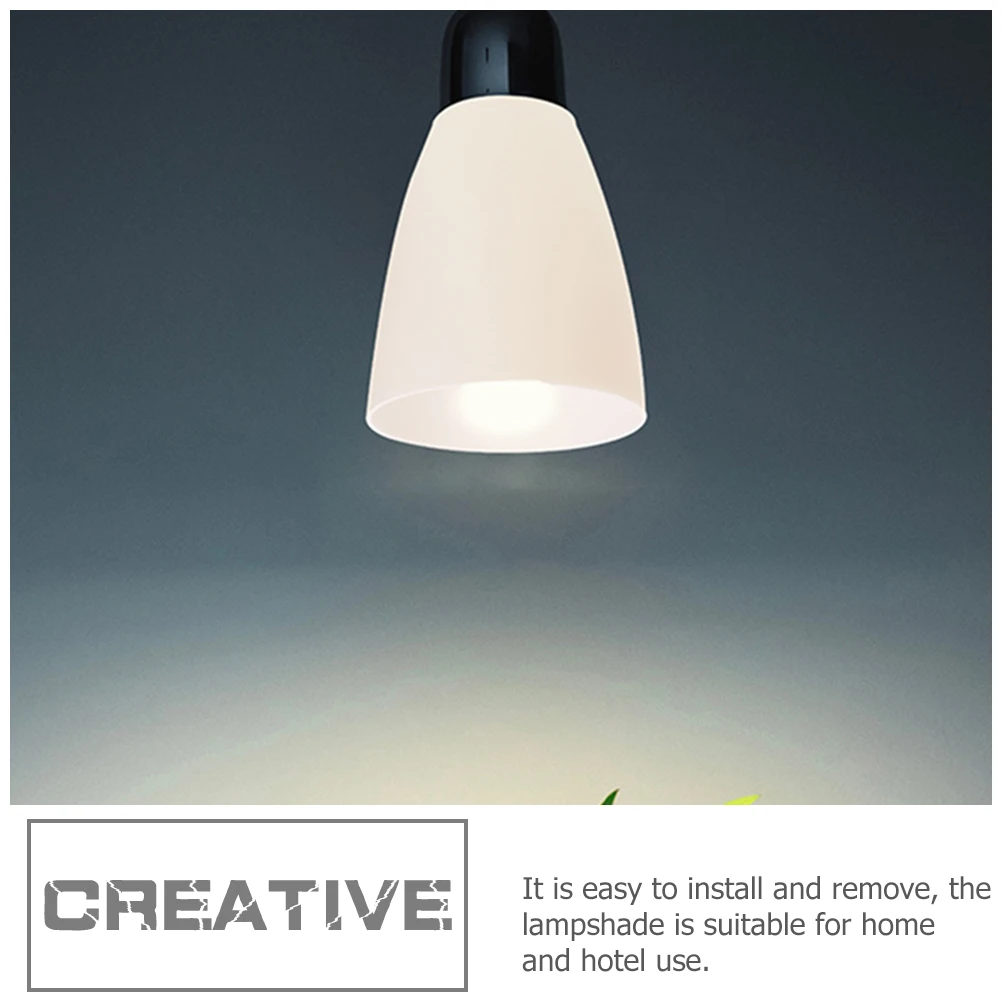 

4pcs Plastic Lampshade 30mm Flat Head White Small Shades Cover for Wall Table Replacement Lampshades Home Hotel Lighting
